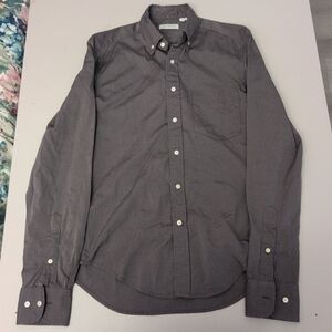 Gustin Dark Gray Casual Button-Down Shirt